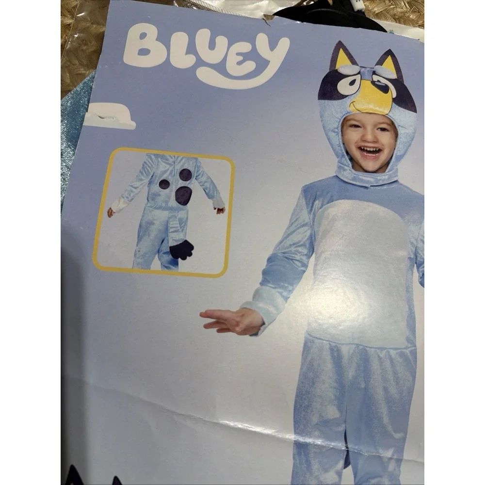 Disguise Disney Bluey Childrens TV Show Dog Cartoon Toddler Halloween Costume 2T